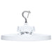 Circular Hi-Bay Nuvo 65-1523 240/200/150 Wattage Selectable LED UFO High Bay - 3K/4K/5K CCT Selectable - 60/80/100 Beam Angle Selectable - White Finish - 120-347 Volt Nuvo