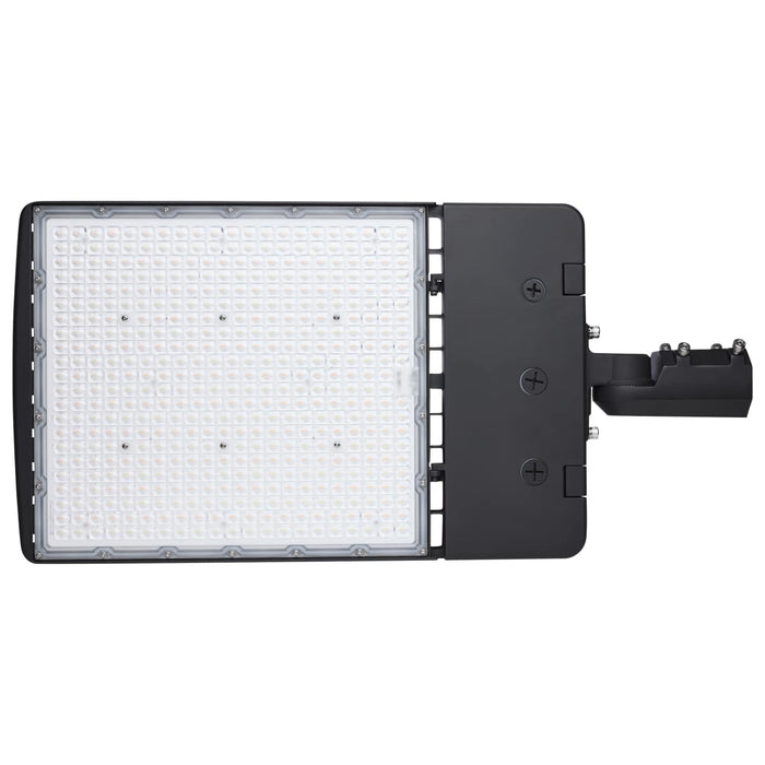 Area Light Nuvo 65-1526 LED Area Light - 300/240/200 Wattage Selectable - 3K/4K/5K CCT Selectable - Beam Angle Selectable - Bronze - 120-277 Volt Nuvo