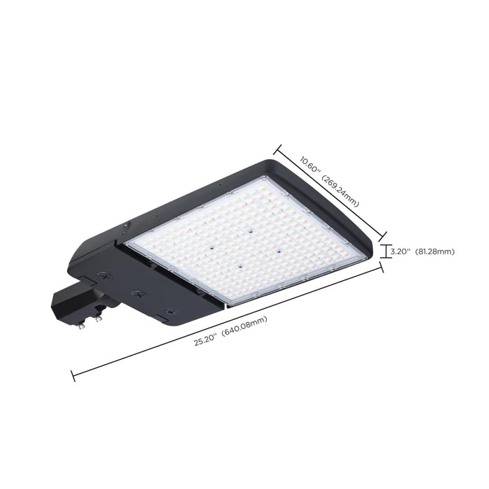 Area Light Nuvo 65-1527 LED Area Light - 150/120W/100W Wattage Selectable - 3K/4K/5K CCT Selectable - Beam Angle Selectable - Bronze - 277-480 Volt Nuvo