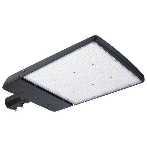 Area Light Nuvo 65-1528 LED Area Light - 300/240/200 Wattage Selectable - 3K/4K/5K CCT Selectable - Beam Angle Selectable - Bronze - 277-480 Volt Nuvo