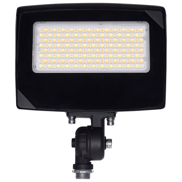 Flood Light Nuvo 65-1540 LED Flood Light - 35/25/15 Wattage Selectable - 3K/4K/5K CCT Selectable - Beam Angle Selectable - Bronze Finish - 120-347 Volt Nuvo