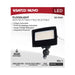 Flood Light Nuvo 65-1540 LED Flood Light - 35/25/15 Wattage Selectable - 3K/4K/5K CCT Selectable - Beam Angle Selectable - Bronze Finish - 120-347 Volt Nuvo