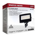 Flood Light Nuvo 65-1540 LED Flood Light - 35/25/15 Wattage Selectable - 3K/4K/5K CCT Selectable - Beam Angle Selectable - Bronze Finish - 120-347 Volt Nuvo