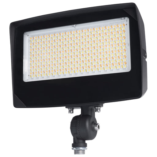 Flood Light Nuvo 65-1541 LED Flood Light - 80/60/45 Wattage Selectable - 3K/4K/5K CCT Selectable - Beam Angle Selectable - Bronze Finish - 120-347 Volt Nuvo