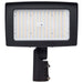 Flood Light Nuvo 65-1542 LED Flood Light - 150/125/100 Wattage Selectable - 3K/4K/5K CCT Selectable - Beam Angle Selectable - Bronze Finish - 120-347 Volt Nuvo