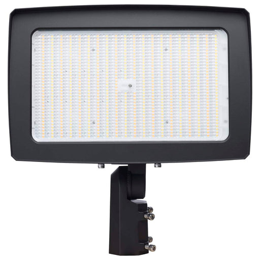 Flood Light Nuvo 65-1543 LED Flood Light - 300/250/200 Wattage Selectable - 3K/4K/5K CCT Selectable - Beam Angle Selectable - Bronze Finish - 120-347 Volt Nuvo