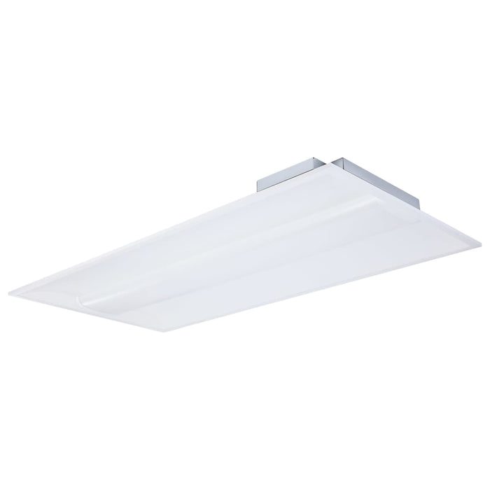 Troffer Nuvo 65-1601 30/40/50 Watt - 35K/4K/5K CCT Selectable - 2X4 LED Single Basket Troffer - 120-277 Volt - White Finish Nuvo