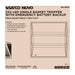Troffer Nuvo 65-1603 2X2 LED Single Basket Troffer - Emergency Battery - Field Selectable - 120-277 Volt - White Finish Nuvo