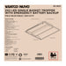 Troffer Nuvo 65-1603 2X2 LED Single Basket Troffer - Emergency Battery - Field Selectable - 120-277 Volt - White Finish Nuvo