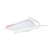 Troffer Nuvo 65-1604 2X4 LED Single Basket Troffer - Emergency Battery - Field Selectable - 120-277 Volt - White Finish Nuvo