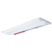 Troffer Nuvo 65-1605 1X4 LED Single Basket Troffer - Emergency Battery - Field Selectable - 120-277 Volt - White Finish Nuvo