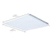 Flat Panel Nuvo 65-1661 20/30/40 Wattage Selectable LED 2ft x 2ft Backlit Panel - 35K/4K/5K CCT Selectable - 120-277 Range Voltage - White Finish Nuvo