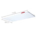 Flat Panel Nuvo 65-1666 30/40/50 Wattage Selectable LED 2ft x 4ft Backlit Panel - 35K/4K/5K CCT Selectable - Emergency Battery - 120-277 Range Voltage - White Finish Nuvo