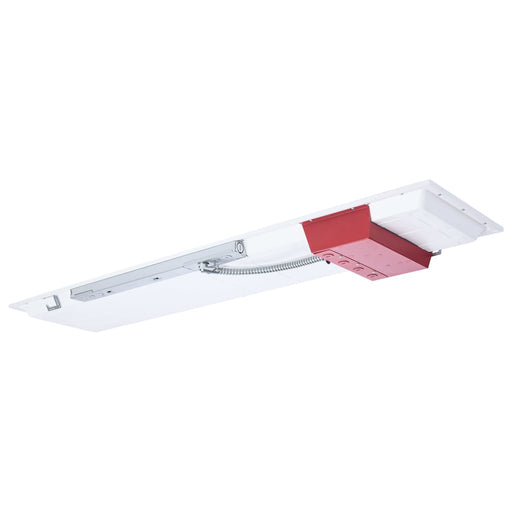 Flat Panel Nuvo 65-1667 20/30/40 Wattage Selectable LED 1ft x4ft Backlit Panel - 35K/4K/5K CCT Selectable - Emergency Battery - 120-277 Range Voltage - White Finish Nuvo