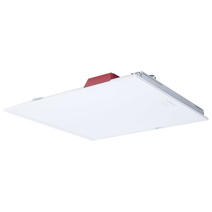 Flat Panel Nuvo 65-1675 20/30/40 Wattage Selectable LED 2ft x 2ft Backlit Panel - 35K/4K/5K CCT Selectable - Emergency Battery - 120-347 Range Voltage - White Finish Nuvo