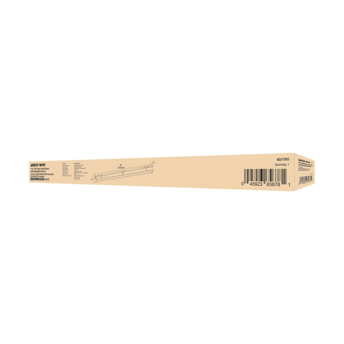 Strip Light Nuvo 65-1701 4 ft. LED - Linear Strip Light - Wattage and CCT Selectable - White Finish - Microwave Sensor Nuvo