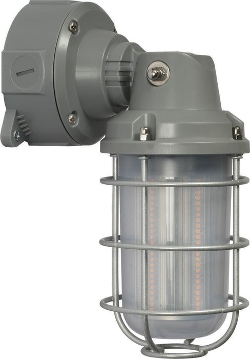 Vapor Proof Nuvo 65-171 LED Adjustable Vapor Tight Fixture - 20W - 3000K - Gray Finish - 100-277V Nuvo