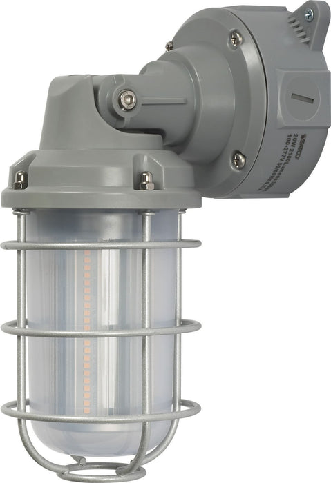 Vapor Proof Nuvo 65-172 LED Adjustable Vapor Tight Fixture - 20W - 4000K - Gray Finish - 100-277V Nuvo