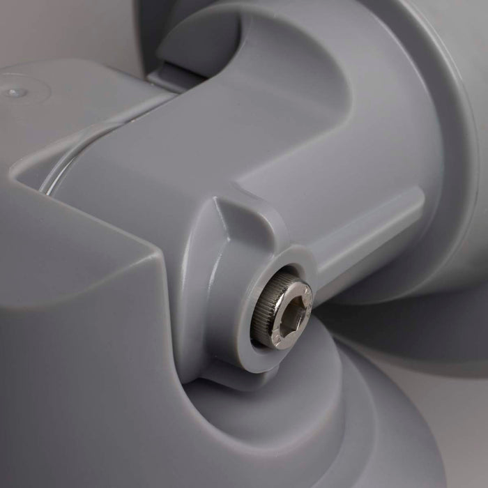 Vapor Proof Nuvo 65-173 LED Adjustable Vapor Tight Fixture - 20W - 5000K - Gray Finish - 100-277V Nuvo