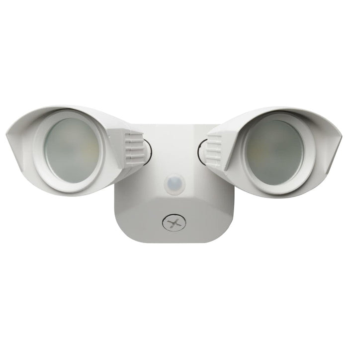 Security Lighting Nuvo 65-210 LED Security Light - Dual Head - White Finish - 3000K Nuvo