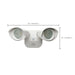 Security Lighting Nuvo 65-210 LED Security Light - Dual Head - White Finish - 3000K Nuvo