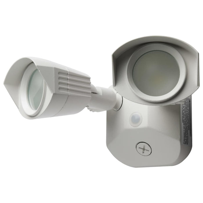Security Lighting Nuvo 65-210 LED Security Light - Dual Head - White Finish - 3000K Nuvo