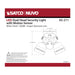 Security Lighting Nuvo 65-211 LED Security Light - Dual Head - White Finish - 3000K - Motion Sensor Nuvo