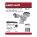 Security Lighting Nuvo 65-211 LED Security Light - Dual Head - White Finish - 3000K - Motion Sensor Nuvo