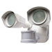 Security Lighting Nuvo 65-211 LED Security Light - Dual Head - White Finish - 3000K - Motion Sensor Nuvo