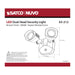 Security Lighting Nuvo 65-212 LED Security Light - Dual Head - Bronze Finish - 3000K Nuvo