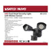 Security Lighting Nuvo 65-213 LED Security Light - Dual Head - Bronze Finish - 3000K - Motion Sensor Nuvo