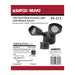 Security Lighting Nuvo 65-213 LED Security Light - Dual Head - Bronze Finish - 3000K - Motion Sensor Nuvo