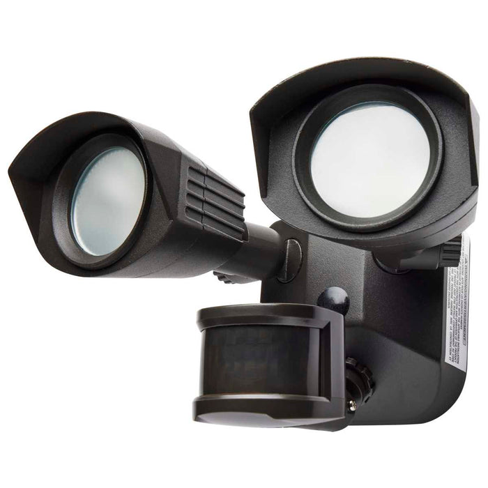 Security Lighting Nuvo 65-213 LED Security Light - Dual Head - Bronze Finish - 3000K - Motion Sensor Nuvo