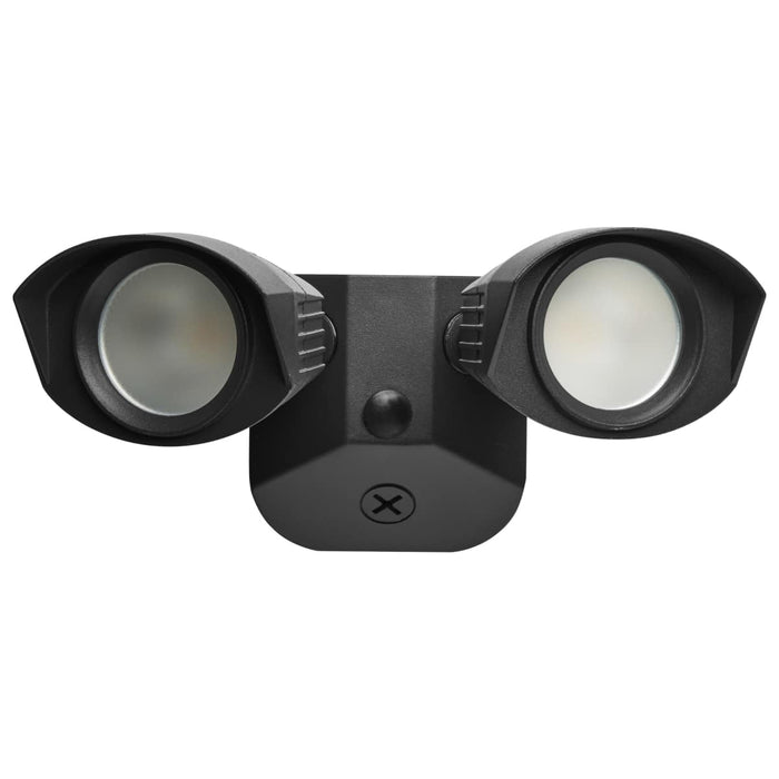 Security Lighting Nuvo 65-214 LED Security Light - Dual Head - Black Finish - 3000K Nuvo