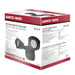 Security Lighting Nuvo 65-214 LED Security Light - Dual Head - Black Finish - 3000K Nuvo