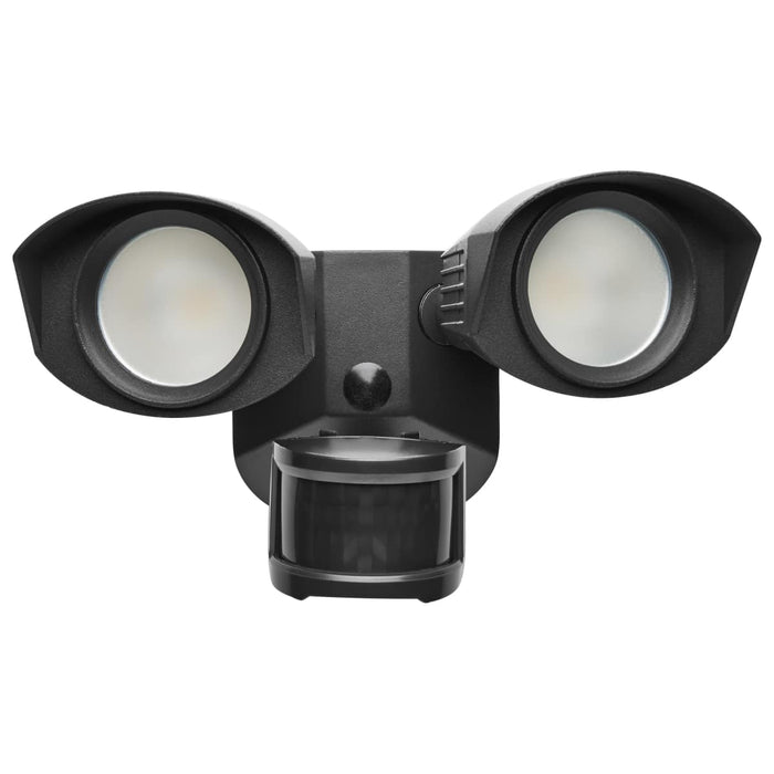 Security Lighting Nuvo 65-215 LED Security Light - Dual Head - Black Finish - 3000K - Motion Sensor Nuvo