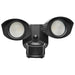 Security Lighting Nuvo 65-215 LED Security Light - Dual Head - Black Finish - 3000K - Motion Sensor Nuvo