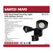 Security Lighting Nuvo 65-215 LED Security Light - Dual Head - Black Finish - 3000K - Motion Sensor Nuvo
