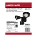 Security Lighting Nuvo 65-215 LED Security Light - Dual Head - Black Finish - 3000K - Motion Sensor Nuvo