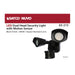 Security Lighting Nuvo 65-215 LED Security Light - Dual Head - Black Finish - 3000K - Motion Sensor Nuvo