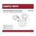 Security Lighting Nuvo 65-216 LED Security Light - Dual Head - White Finish - 4000K Nuvo