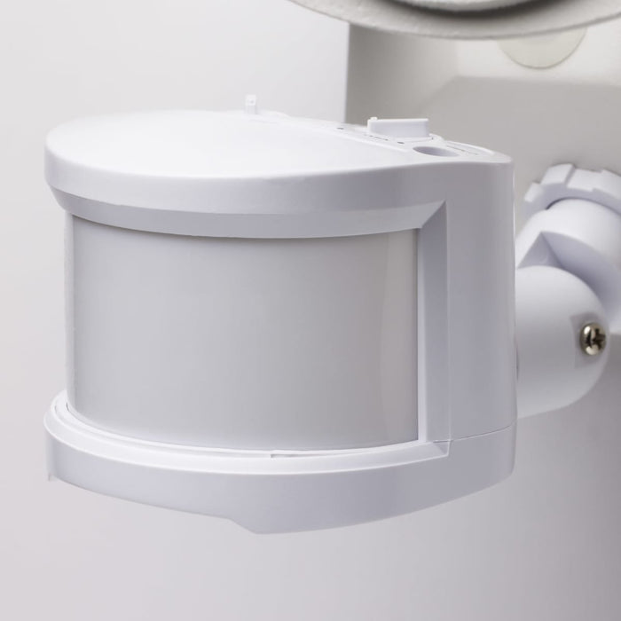 Security Lighting Nuvo 65-217 LED Security Light - Dual Head - White Finish - 4000K - Motion Sensor Nuvo