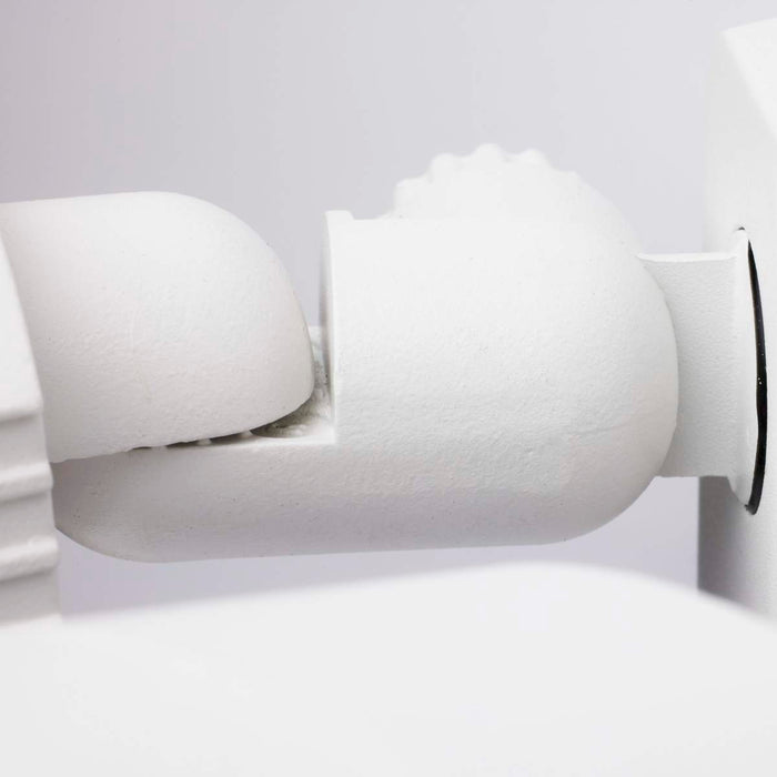 Security Lighting Nuvo 65-217 LED Security Light - Dual Head - White Finish - 4000K - Motion Sensor Nuvo