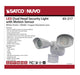 Security Lighting Nuvo 65-217 LED Security Light - Dual Head - White Finish - 4000K - Motion Sensor Nuvo