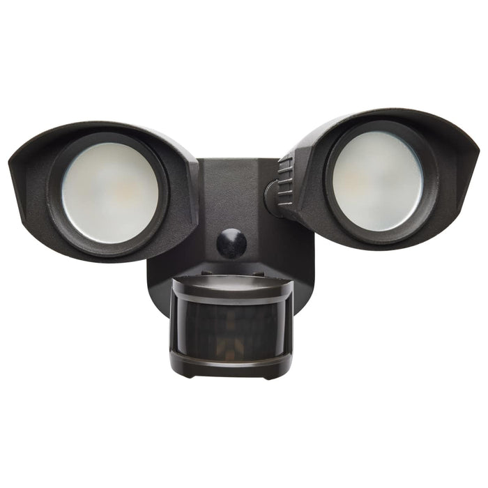 Security Lighting Nuvo 65-219 LED Security Light - Dual Head - Bronze Finish - 4000K - Motion Sensor Nuvo