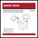 Security Lighting Nuvo 65-220 LED Security Light - Dual Head - Black Finish - 4000K Nuvo