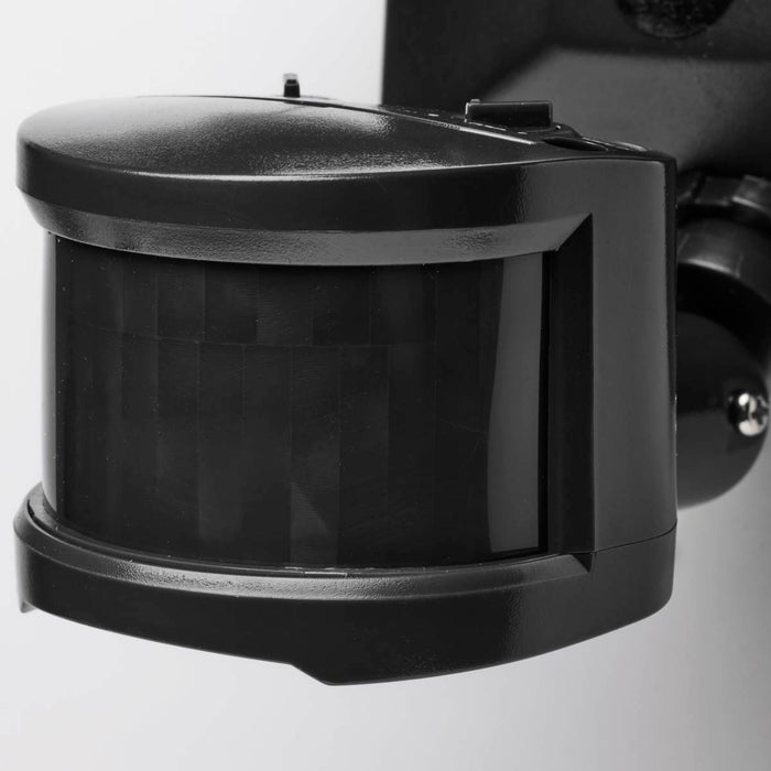 Security Lighting Nuvo 65-221 LED Security Light - Dual Head - Black Finish - 4000K - Motion Sensor Nuvo