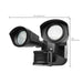 Security Lighting Nuvo 65-221 LED Security Light - Dual Head - Black Finish - 4000K - Motion Sensor Nuvo
