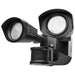 Security Lighting Nuvo 65-221 LED Security Light - Dual Head - Black Finish - 4000K - Motion Sensor Nuvo