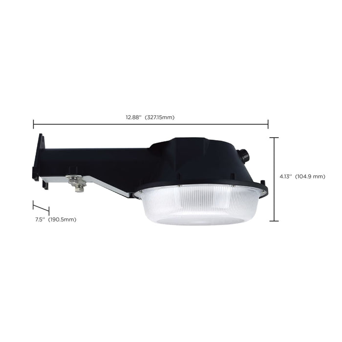 Area Light Nuvo 65-245 LED Area Light - 25W - Black Finish - 5000K - 120-277V Nuvo